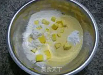 Make Red bean corn paste marfin step 5