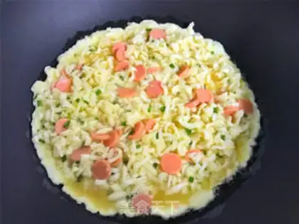 Make Buffalo sausages and eggs step 7