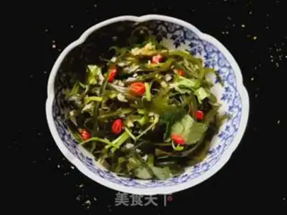 Make Garlic mud and seaweed step 5