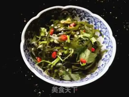 Make Garlic mud and seaweed step 6