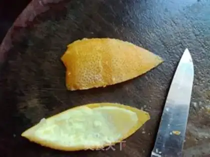Make Orange sugar step 1