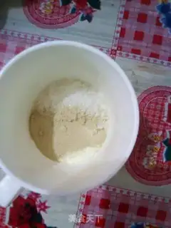 Make Red potato cream buns step 1