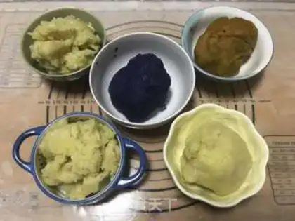 Make Potato color tacos step 0