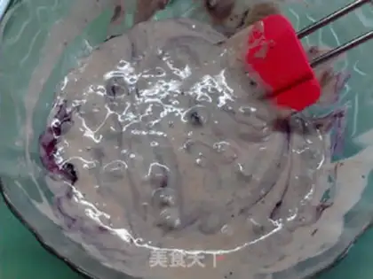Make Low-fat double blueberry marfin step 5
