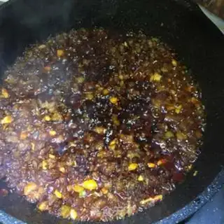 Make Sour sauce and rice powder step 22