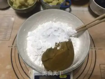 Make Potato color tacos step 3
