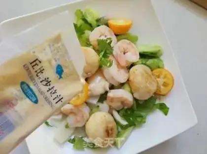 Make Seafood salad step 5
