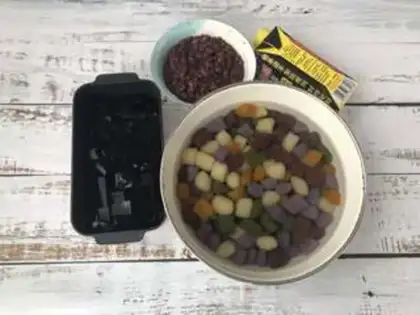 Make Potato color tacos step 10