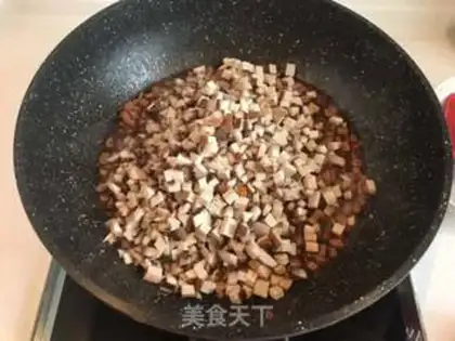 Make A meat bag with mushroom sauce step 8