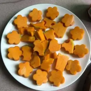 Make Pumpkin steamed chicken step 5