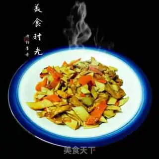 Make Fried abalone carrots step 5