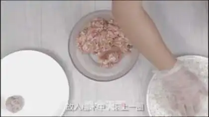Make Pearl rice balls step 7