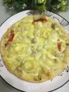 Make Chicken pepper pizza step 11