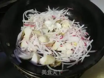 Make Coat mustard rice step 6
