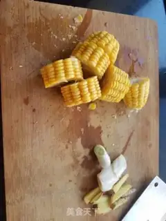 Make Moon toothbone and potato corn step 0