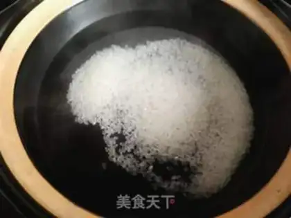 Make Silver rice porridge step 2