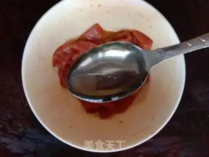 Make Egg beef fried river powder step 2