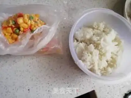 Make Time food and rice step 0