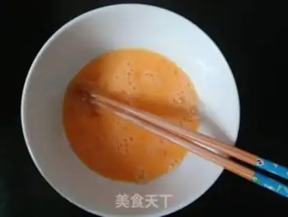 Make Egg beef fried river powder step 3