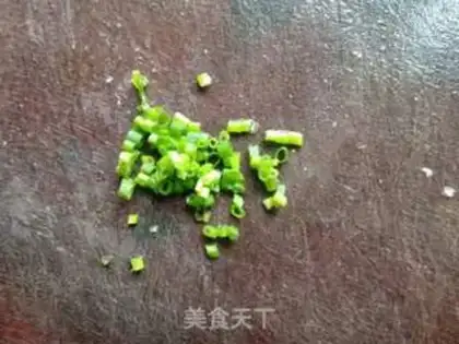 Make Egg beef fried river powder step 4