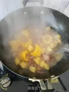 Make Moon toothbone and potato corn step 6