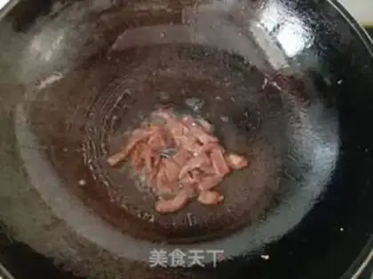 Make Egg beef fried river powder step 6