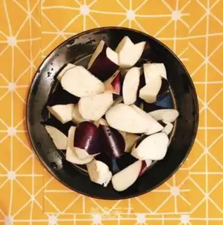 Make Red eggplant step 0