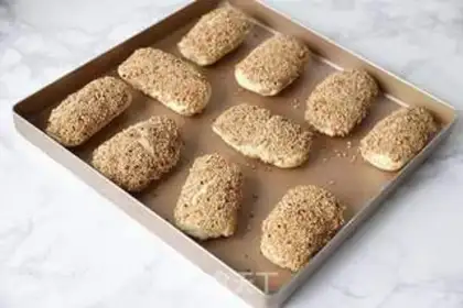 Make Sesame pancakes step 12
