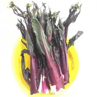 Make Garlic fried purple step 0