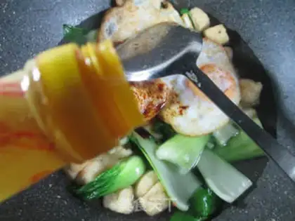 Make The little tofu curry duck egg step 5