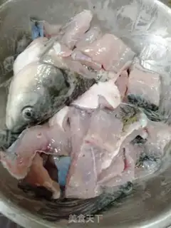 Make Garlic fried pig blood step 9