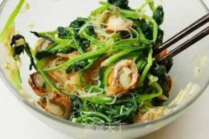 Make A spinach fan fan step 6