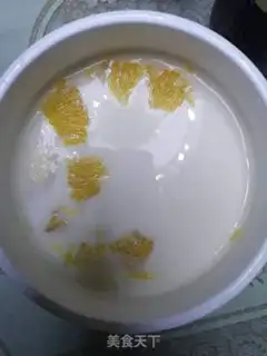 Make Orange pudding step 2