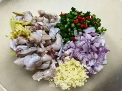 Make Chicken with a soy sauce step 1
