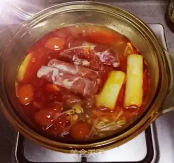 Make Sour soup and lamb step 3