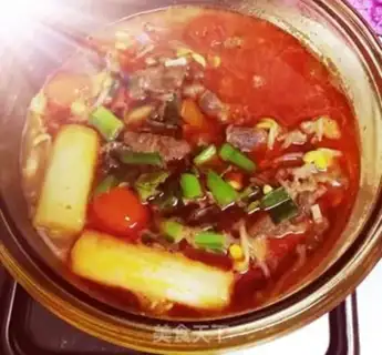 Make Sour soup and lamb step 4