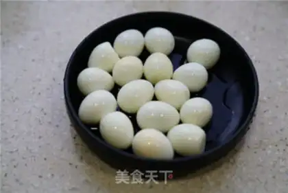 Make Silver ear soup for quail eggs step 3