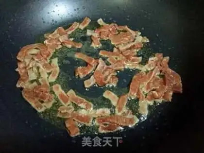 Make Black pepper steak fried pasta step 6