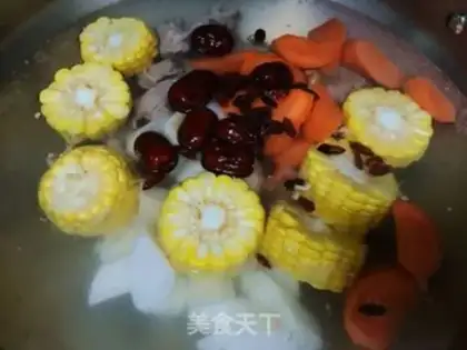 Make Corn Mountain pharmaceuum soup step 3
