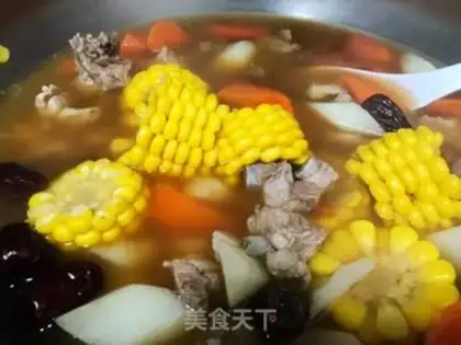 Make Corn Mountain pharmaceuum soup step 4