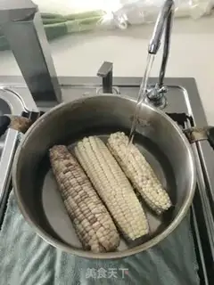 Make Caucasine corn soup step 0