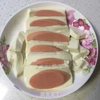 Make Flower tofu step 4