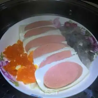 Make Flower tofu step 6