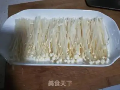 Make Garlic golden mushrooms step 3