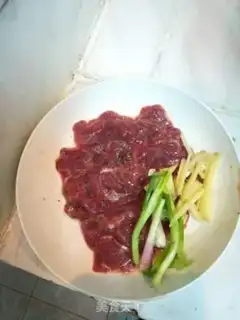 Make Beef garlic step 0