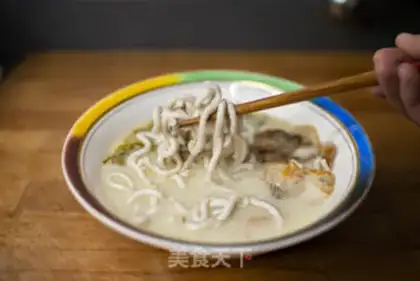Make Yellow pasta with fresh snow step 14
