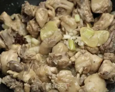 Make Chicken stew mushrooms step 6