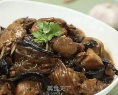 Make Chicken stew mushrooms step 10