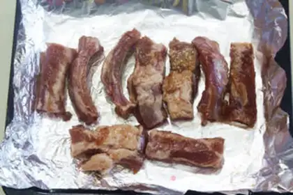 Make Tin paper roasted ribs step 1
