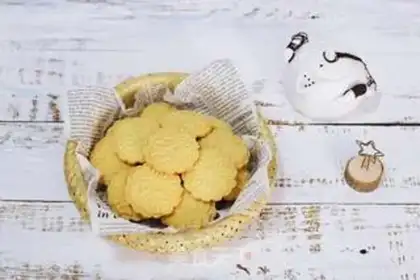 Make Peach cookies step 11